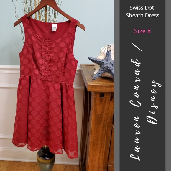LC Lauren Conrad Dresses & Skirts - Lauren Conrad Disney | Swiss Dot Sheath Dress